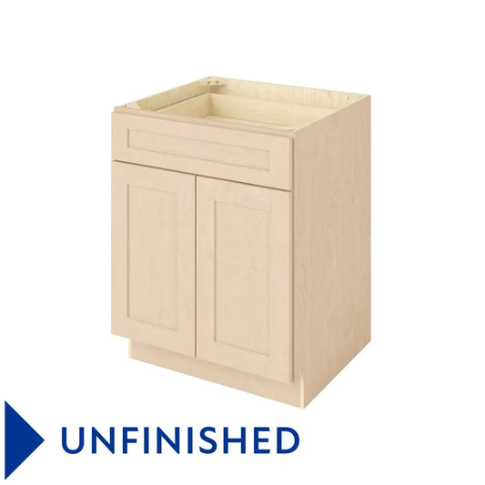 Hardware Resources: 27" Base Cabinet 2 Doors-1 Drawer 1 Shelf - Unfinished