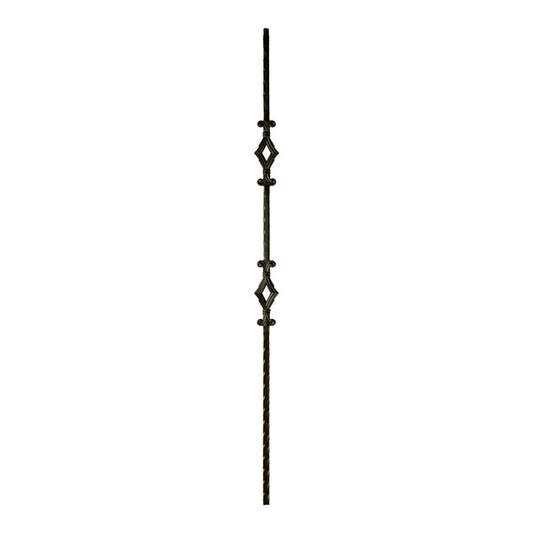 M13444 2761 Mediterranean Series Baluster Double Window 9/16" Sq.