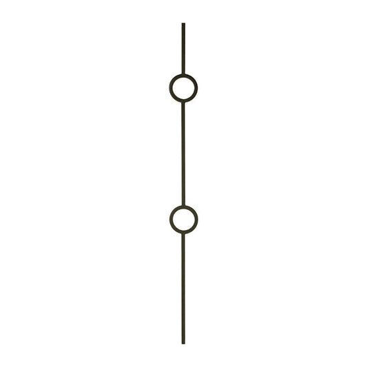 M40244 2931 Medallion Series Baluster Double Ring 1/2" Sq.