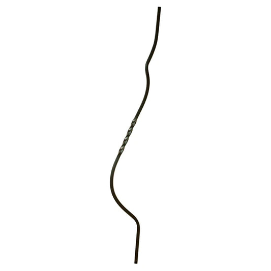 1TW40-BLY 2987 Belly Series Baluster Single Twist Belly 1/2" Sq.