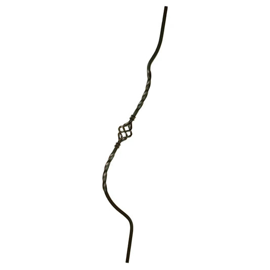 1BASK40-BLY 2988 Belly Series Baluster Single Basket Belly 1/2" Sq.