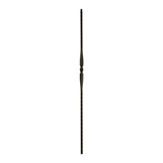 M10044 2996 Mediterranean Series Baluster Flower & Arrows 9/16" Sq.