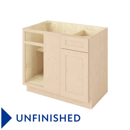 Hardware Resources: 42"- 45" Universal Blind Base Cabinet 1 Door 1 Drawer 1 Shelf - Unfinished