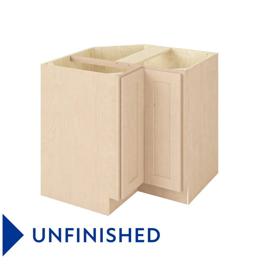 Hardware Resources: Catalina - 36" Universal Base Corner Cabinet 2 Doors 1 Shelf - Unfinished