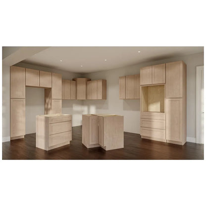 Hardware Resources: 12" Base Full Height 1 Door 2 Shelves - Unfinished