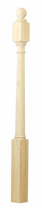 C-4045BT Traditional Series Landing Newel Ball Top Size 3" x 60"