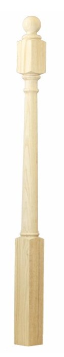 C-4046BT Traditional Series Angle Newel Ball Top Size 3" x 60"