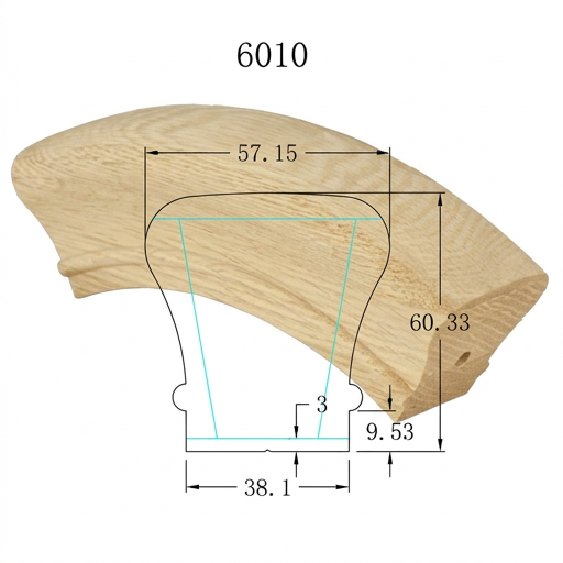 C-7013 Traditional Series Fittings Over Easing *Fits C-6010 Rail