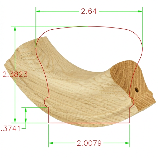 C-7214S Classic Series Fittings Up Easing 90 Degree *Fits C-6210 Rail