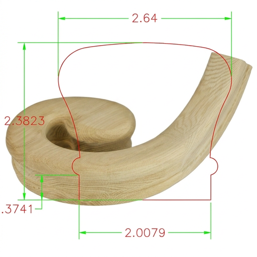 C-7235 Classic Series Fittings RH Volute *Fits C-6210 Rail