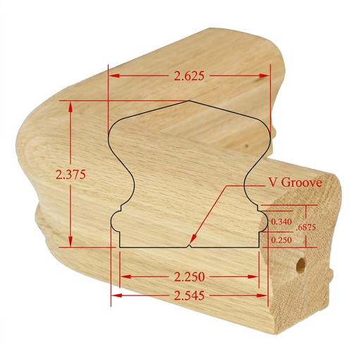 C-7811 Richmond Series Fittings T-Rail Level Quarterturn  - Fits C-6410 Rail