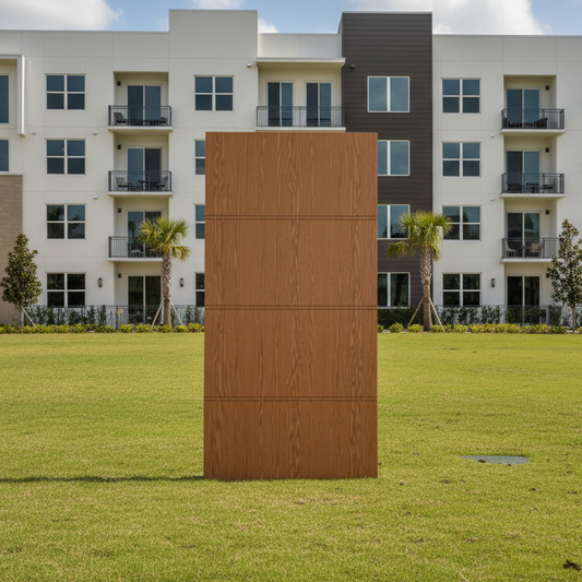 SLAB: Fiberglass WoodGrain South Beach Design HVHZ-Impact DMG46I/DMG4680I (unfinished)