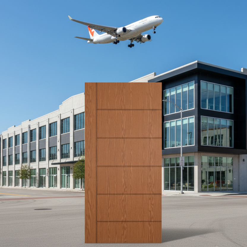 SLAB: Fiberglass WoodGrain Napoli Design HVHZ-Impact DMG51I/DMG5180I (unfinished)