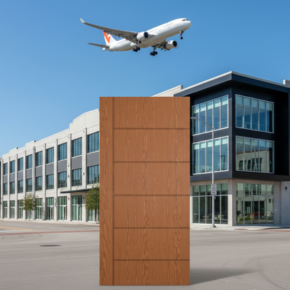 SLAB: Fiberglass WoodGrain Napoli Design HVHZ-Impact DMG51I/DMG5180I (unfinished)