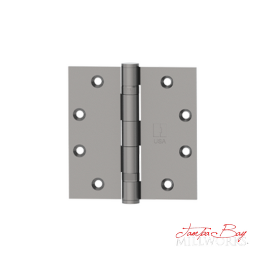 DOOR HARDWARE:Hinge 4" US32D (SS) 5/8 R PR