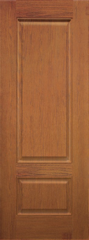 SLAB: Fiberglass Oak WG Texture 2-Panel Squaretop DRG29/DRG2980 (unfinished)