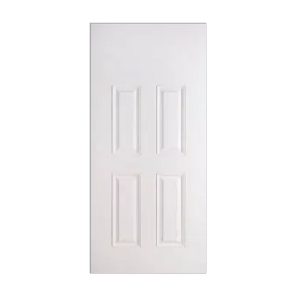 DRS40 Fiberglass Smooth 4-Panel Raised FL#17347 Pre-hung Options (unfinished)