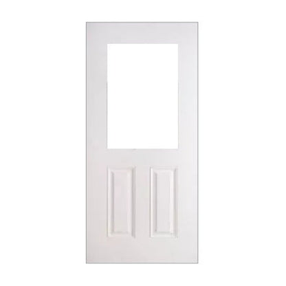 DRS40 Fiberglass Smooth 4-Panel Raised FL#17347 Pre-hung Options (unfinished)