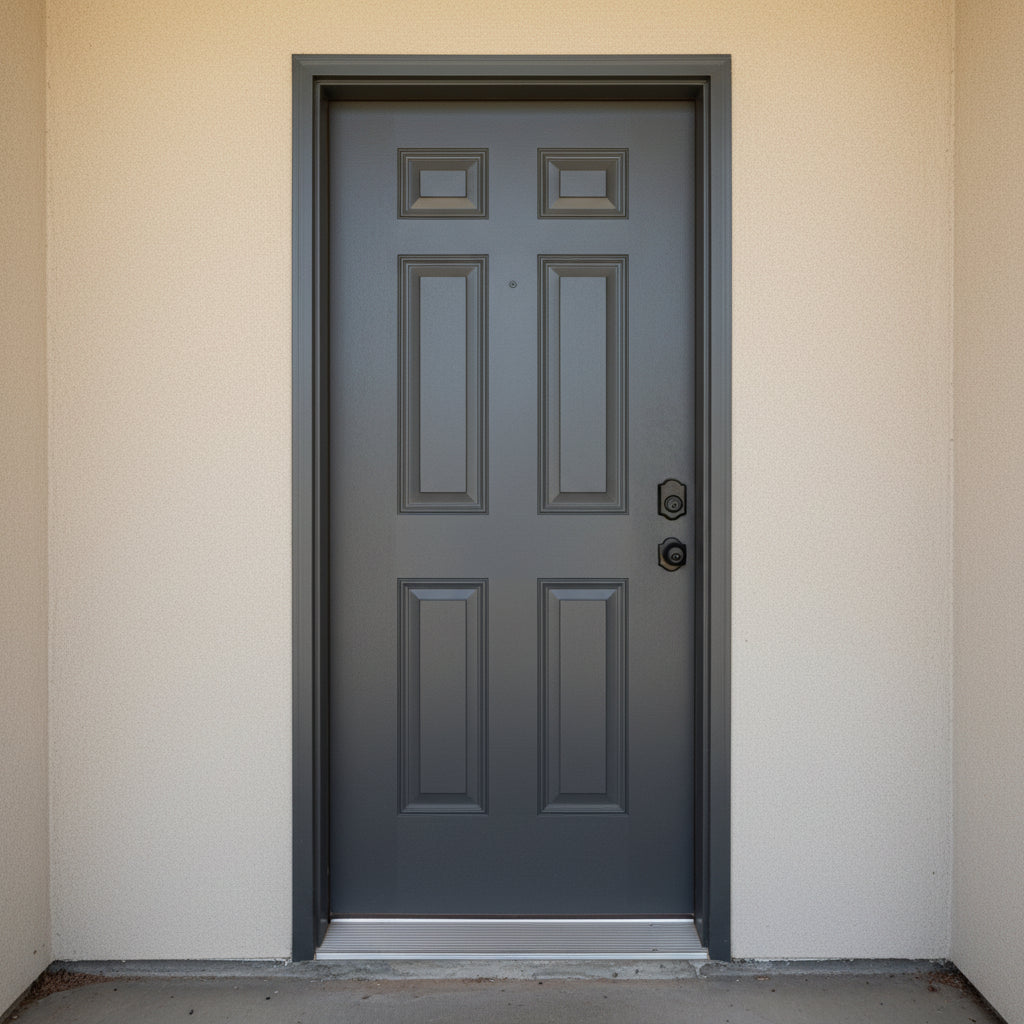 Plastpro Fiberglass Smooth 6-Panel Raised DRS60 - FL#17347