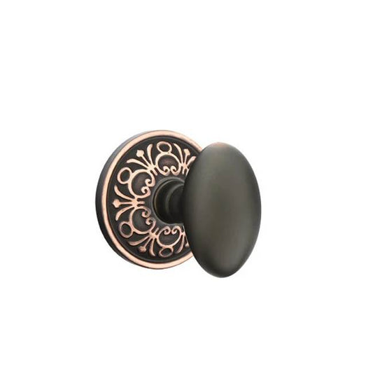 Emtek 8056 Dummy Egg Knob w/Lancaster Rosette