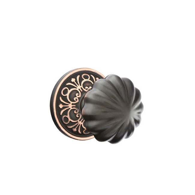 Emtek 8056 Dummy Melon Knob w/Lancaster Rosette