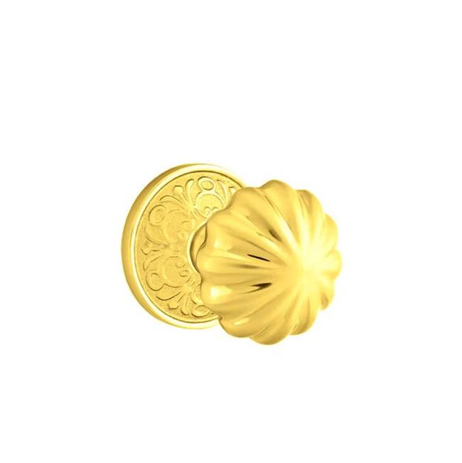 Emtek 8056 Dummy Melon Knob w/Lancaster Rosette