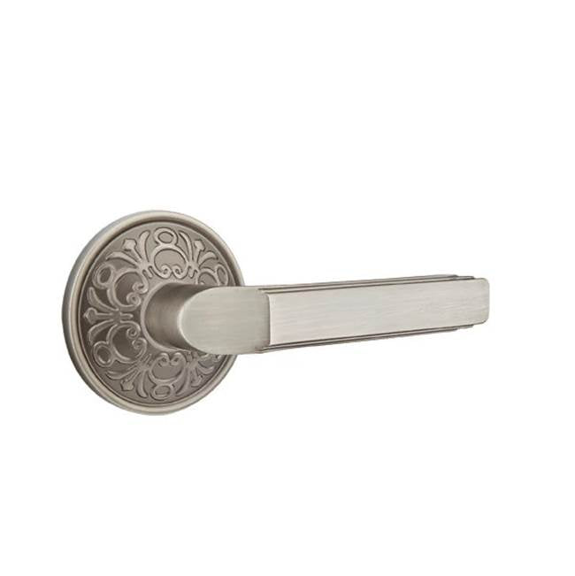 Emtek 8056 Dummy Milano Lever w/Lancaster Rosette