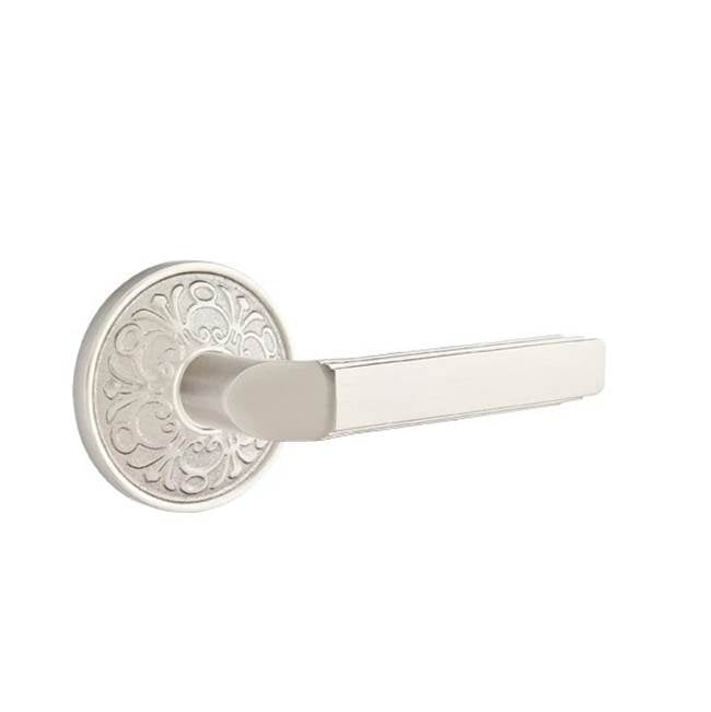Emtek 8056 Dummy Milano Lever w/Lancaster Rosette