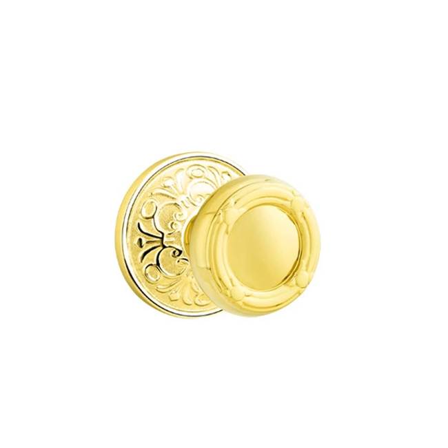 Emtek 8056 Dummy Ribbon & Reed Knob w/Lancaster Rosette