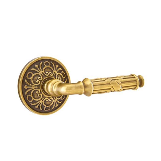 Emtek 8056 Dummy Ribbon & Reed Lever w/Lancaster Rosette