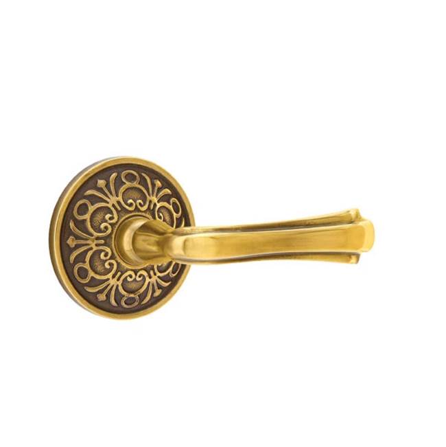 Emtek 8056 Dummy Wembley Lever w/Lancaster Rosette