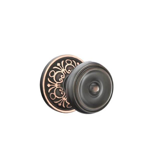 Emtek 8056 Dummy Waverly Knob w/Lancaster Rosette