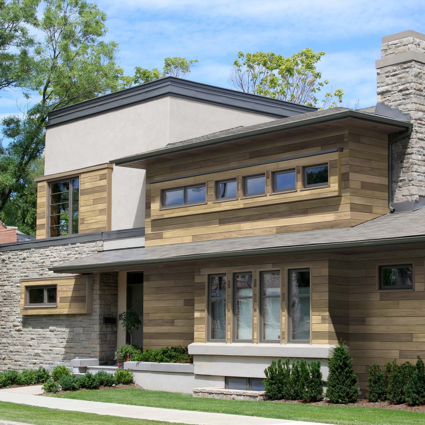 SIDING: EDGE Forgewood Thermally Modified Siding T&G Nickel Gap