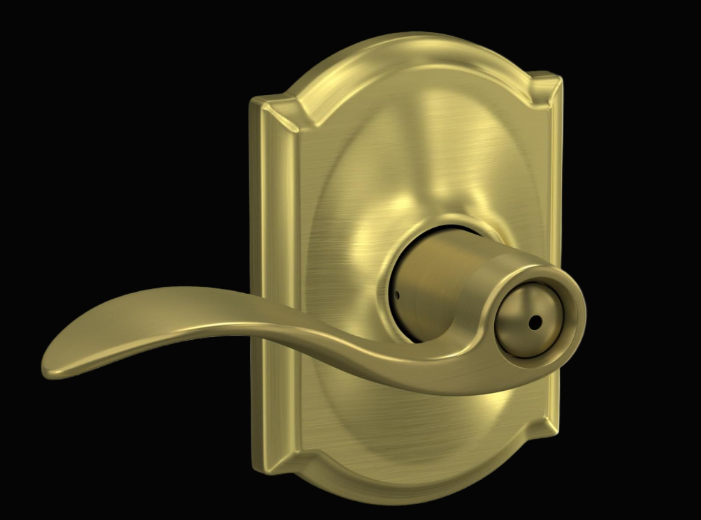Schlage F40 (ACC) Accent w/(CAM) Camelot Trim