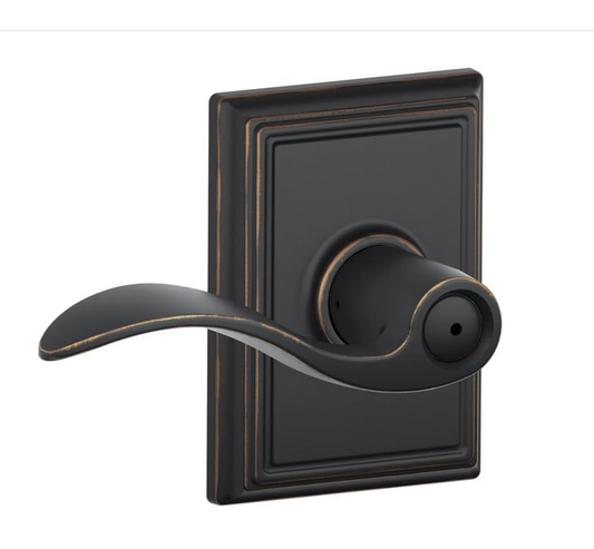 Schlage F40 (ACC) Accent w/(ADD) Addison Trim