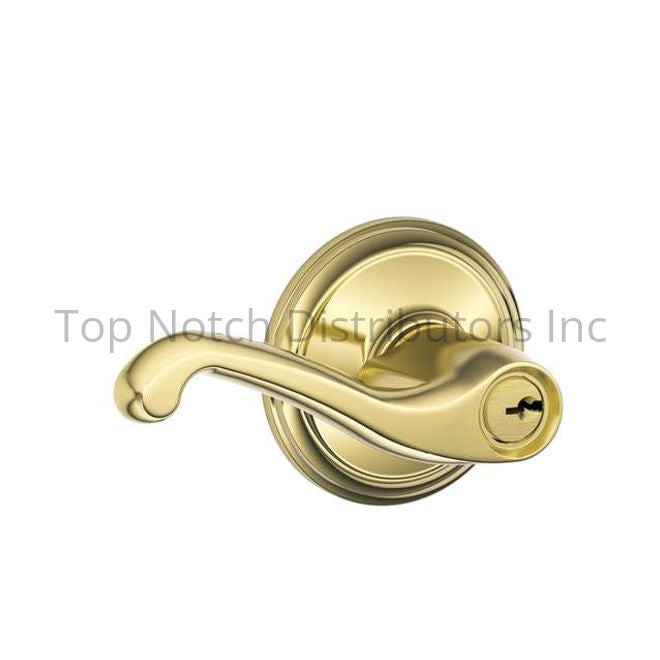Schlage F51A (FLA) Flair Keyed Entry Handle set