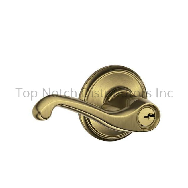 Schlage F51A (FLA) Flair Keyed Entry Handle set