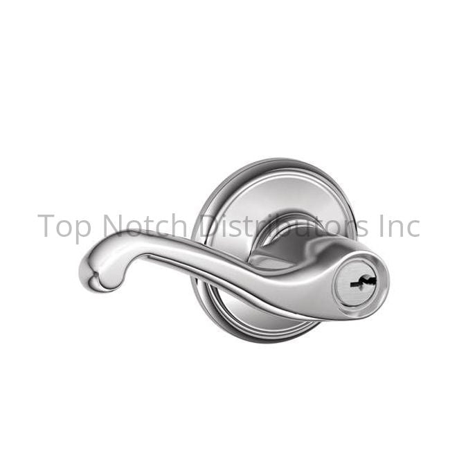 Schlage F51A (FLA) Flair Keyed Entry Handle set