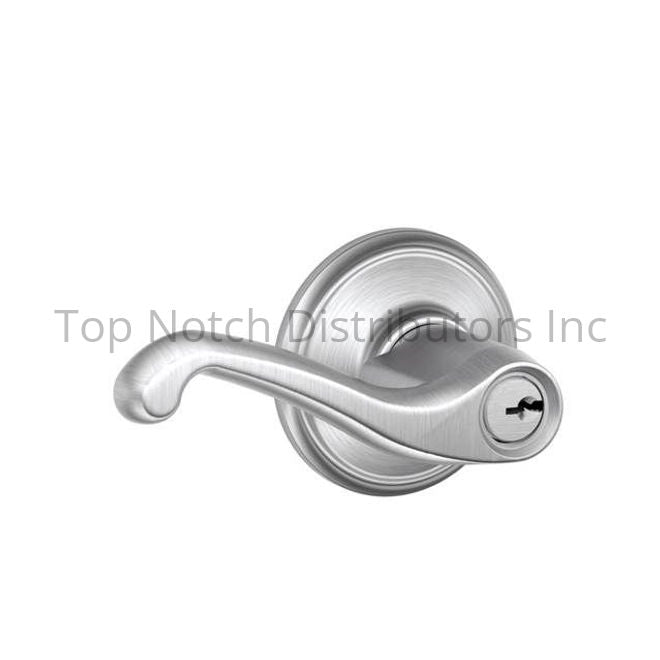Schlage F51A (FLA) Flair Keyed Entry Handle set
