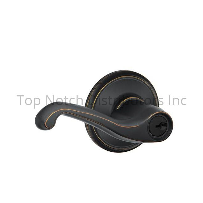 Schlage F51A (FLA) Flair Keyed Entry Handle set