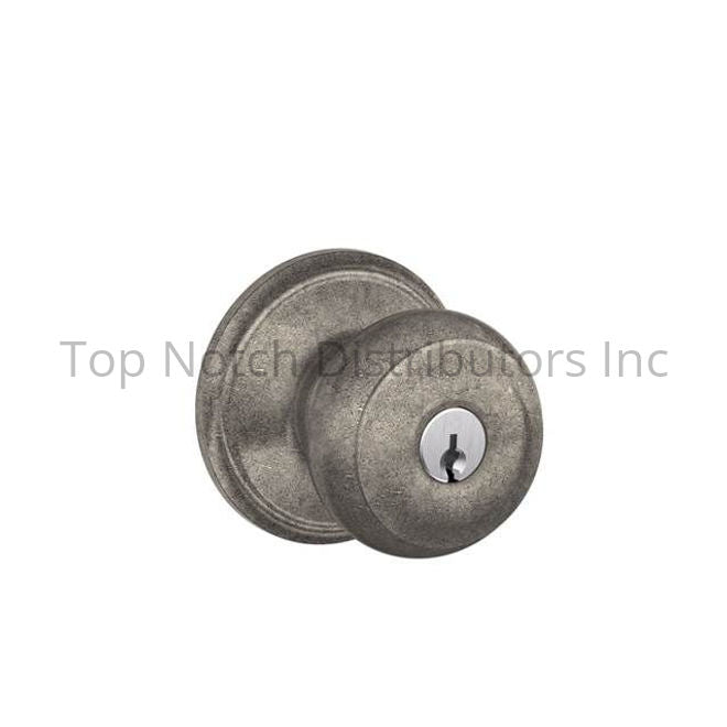 Schlage F51A (GEO) Georgian Keyed Entry Handle set