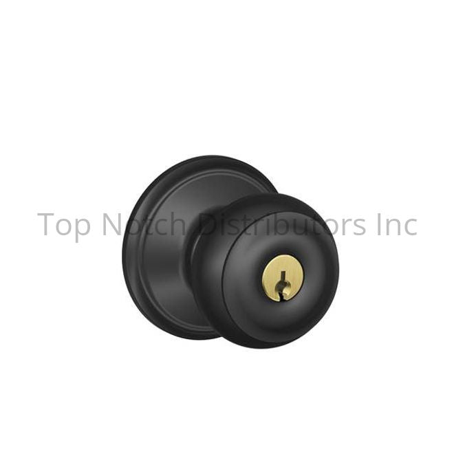 Schlage F51A (GEO) Georgian Keyed Entry Handle set