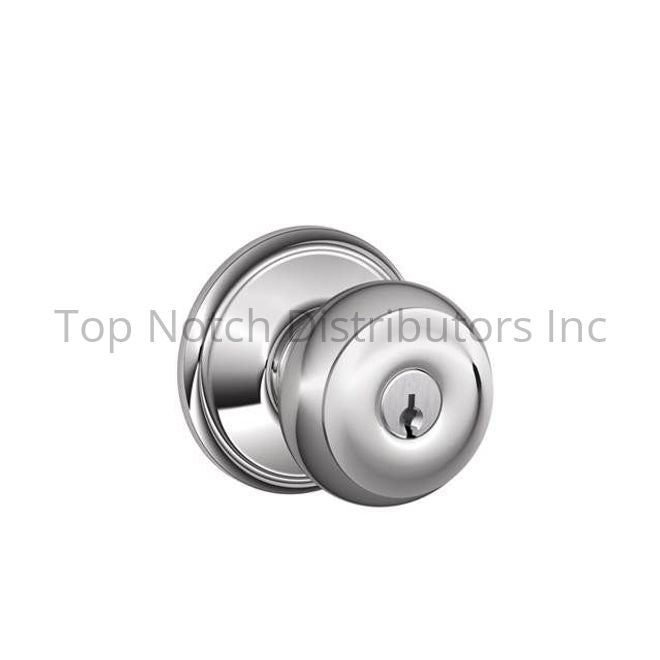 Schlage F51A (GEO) Georgian Keyed Entry Handle set