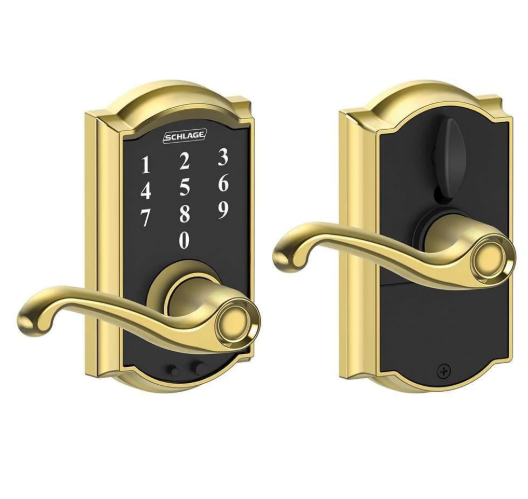 Schlage Touch Keyless Touchscreen Lever - Camelot x Accent