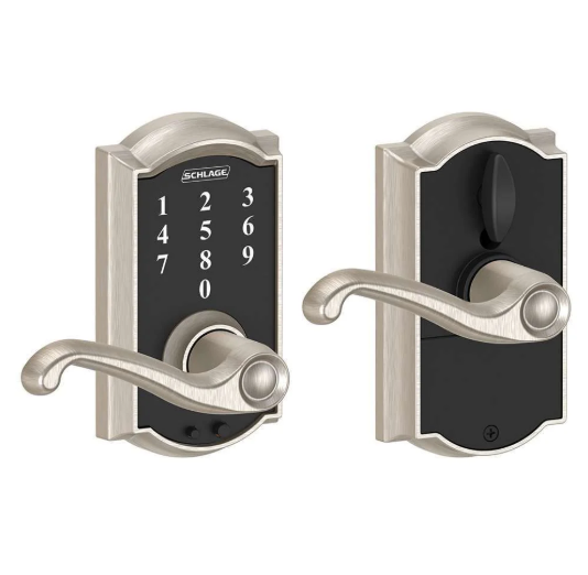 Schlage Touch Keyless Touchscreen Lever - Camelot x Accent