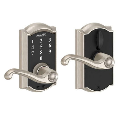 Schlage Touch Keyless Touchscreen Lever - Camelot x Accent