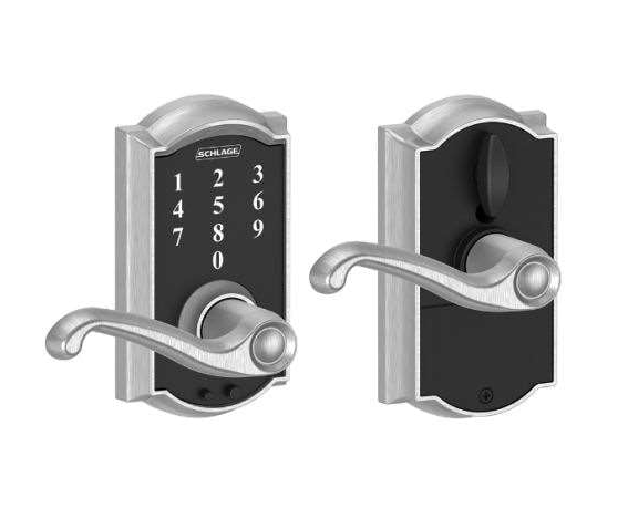Schlage Touch Keyless Touchscreen Lever - Camelot x Accent