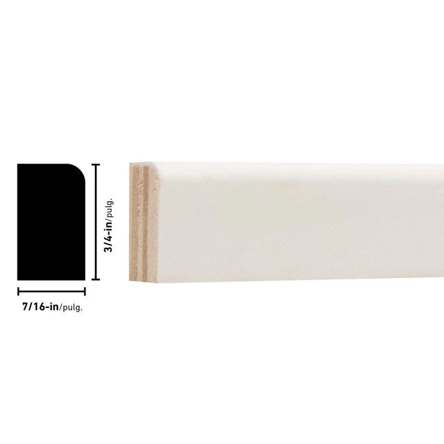 L254 Primed FJ Pine Shoe Moulding