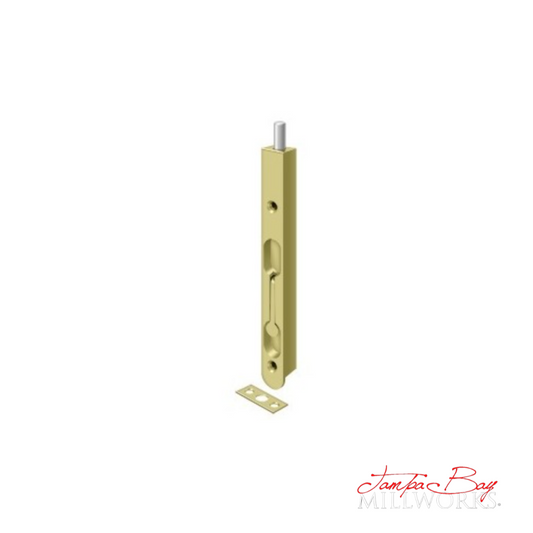 Flush Bolt 7" US3 Bright Brass
