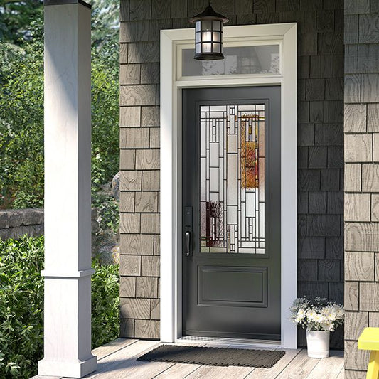 Horizon - Decorative Glass Black Patina  (Glass Insert Only)